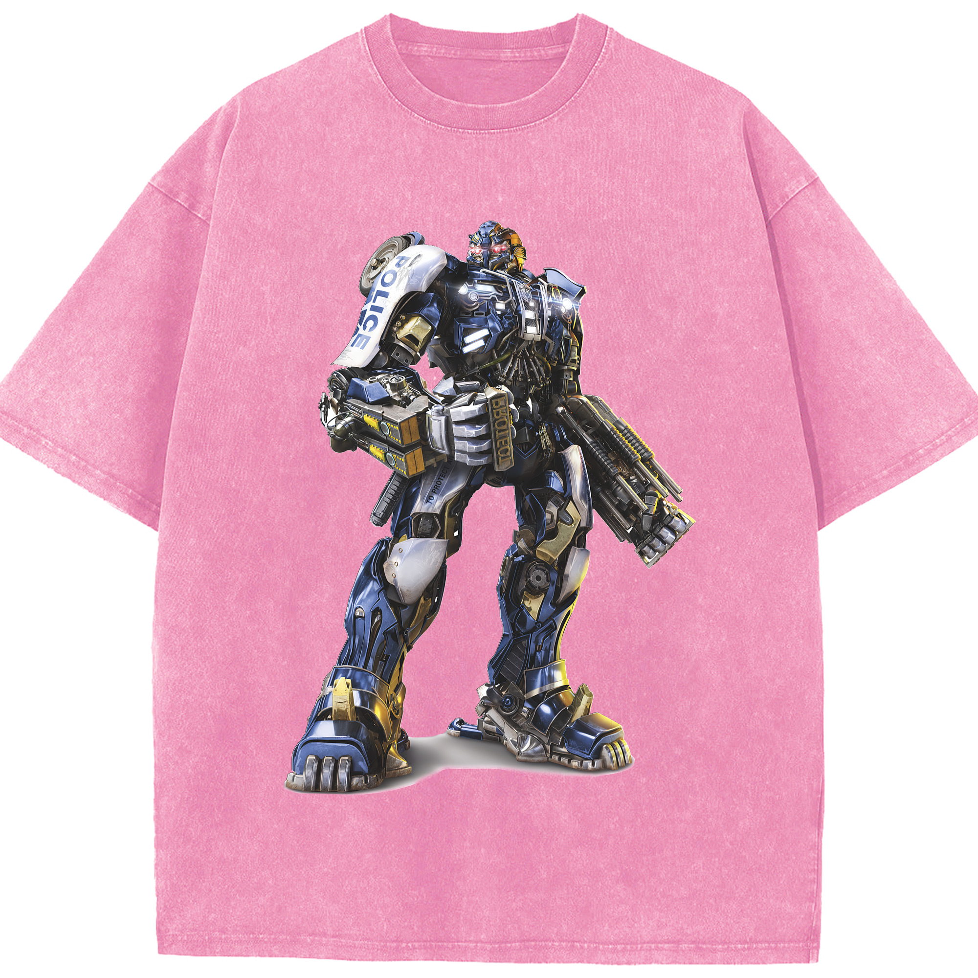（画像用） Transformers トランスフォーマー 綿100% ヴィンテージ風 半袖Tシャツ（フロントプリント）